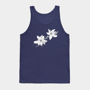 Lined Petals Tank Top